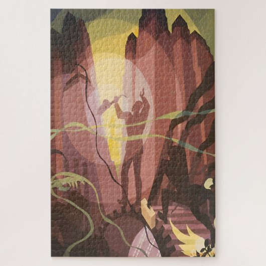 Turmlied von Aaron Douglas Puzzle (Vertikal)