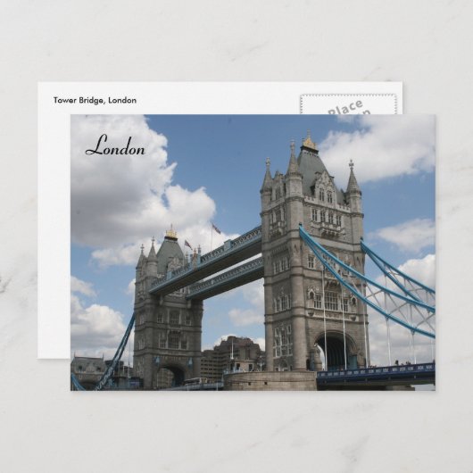 Turmlondon Postkarte (Vorne/Hinten)