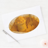 Turmpulver Ovaler Aufkleber (Umschlag)