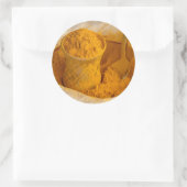 Turmpulver Runder Aufkleber (Tasche)