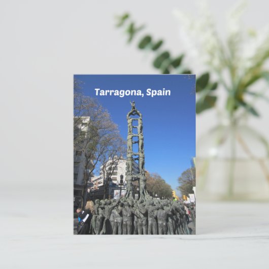 Turmstatue, Spanien Postkarte (Stehend Vorderseite)