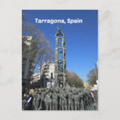 Turmstatue, Spanien Postkarte (Vorderseite)