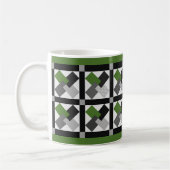 "Turn a Friendly Card" Patchwork-Look Kaffeetasse (Links)