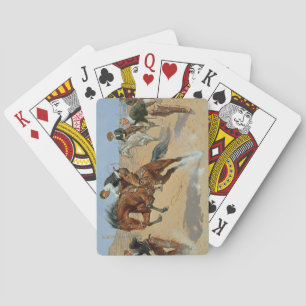 Turn Him Loose, Bill, c.1893 (oil on canvas) Spielkarten