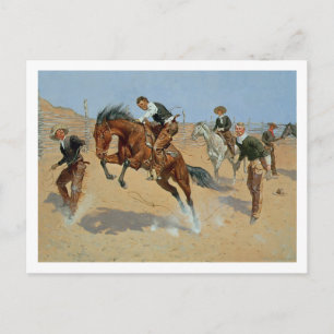 Turn Him Loose, Bill, c.1893 (Öl auf Leinwand) Postkarte