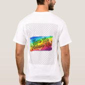 "Turn the Volume Up" an explosive T shirt feature (Rückseite)