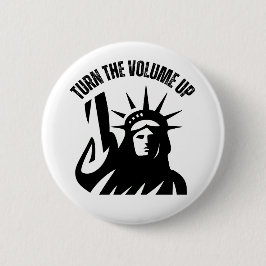 Turn The Volume Up New York Zohran Mamdani Button