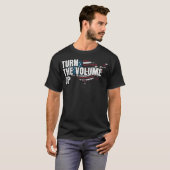 Turn The Volume Up Newyork Lover Patriotic US T-Shirt (Vorne ganz)