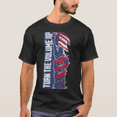 Turn The Volume Up Newyork Lover Patriotic US T-Shirt (Vorderseite)