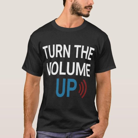 Turn the Volume Up Png Zohran Mamdani NYC  T-Shirt (Vorderseite)