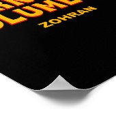 Turn The Volume Up Zohran Quote Saying Poster (Ecke)