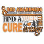 Turn the World Orange... RSD Aufkleber (Vorderseite)