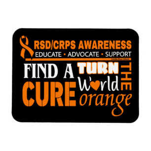 Turn the World Orange... RSD/CRPS Magnet