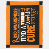Turn the World Orange... RSD Fleecedecke (Vorderseite)