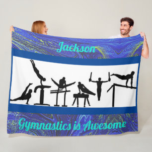 Turn-Turnen für Jungen ist großartig Fleece-Decke Fleecedecke