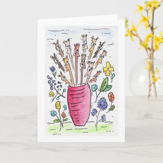 "Turnabout is Fair Play" Karte (Gelbe Blume)