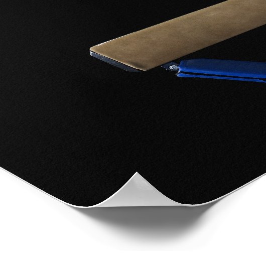 Turnast (9-10) springen auf Balancestrahl 2 Poster (Ecke)