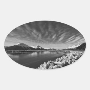 Turnback Arm Moonlight Ovaler Aufkleber