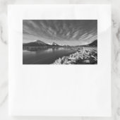 Turnback Arm Moonlight Rechteckiger Aufkleber (Tasche)