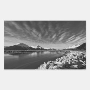 Turnback Arm Moonlight Rechteckiger Aufkleber