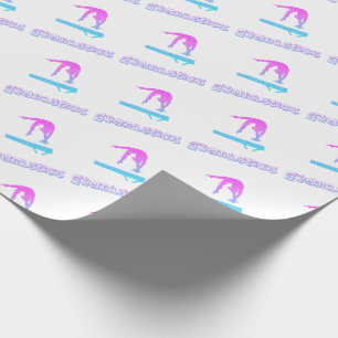 Turnbeamsdruck für Kunstturnen Geschenkpapier