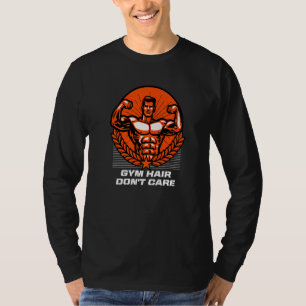 Turnbeutel Frisur Ist Egal Lustiger Trainingshumor T-Shirt