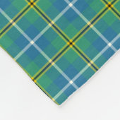 Turnbull Ancient Jagd Tartan Monogram Fleecedecke (Ecke)