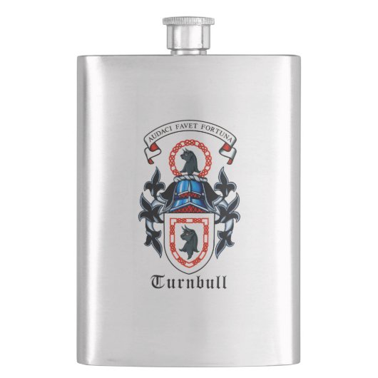 Turnbull-Arms-Flasche Flachmann (Vorderseite)