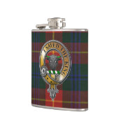 Turnbull Tartan & Abzeichen Flachmann (Links)