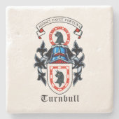 Turnbulle Coat of Arms Untersetzer (Vorderseite)