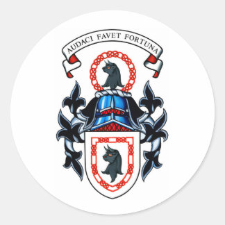 Turnbulle-Wappen-Aufkleber Runder Aufkleber