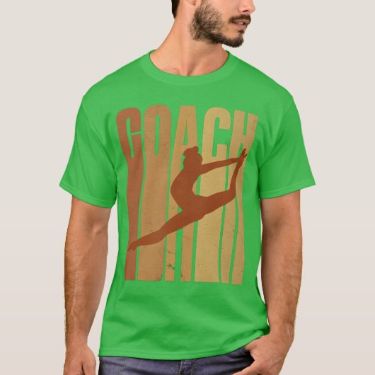 Turncoach Retro-Silhouette Freunde T-Shirt (Vorderseite)