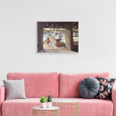 "Turne Shed at Dawn" von Charlie Rapsky Leinwanddruck (Insitu (Wohnzimmer))