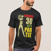 Turned 30 Let's Par Golf Player Golfing Driver Put T-Shirt (Vorderseite)