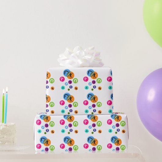 Turnen Blase Geschenkpapier (Partygeschenke)
