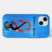 Turnen Buntes Turnen-Logo Personalisieren Case-Mate iPhone Hülle (Rückseite (Horizontal))