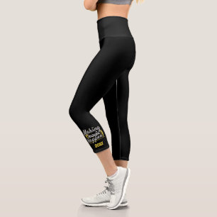 Turnen der Frauen lässt Magie geschehen Zitat Capri Leggings