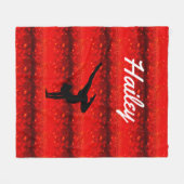 Turnen Fleece-Decke Fleecedecke (Vorderseite (Horizontal))