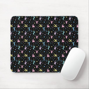 Turnen Mädchen Frauen Gymnastik mit Sternen Mousepad