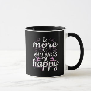 Turnen Mädchen - Motivierendes glückliches Zitat Tasse