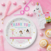 Turnen Tumble Pink Party Pappteller (Party)