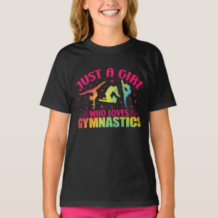 Turnen Turnerin Ein Mädchen, das Turnen liebt T-Shirt