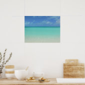 TURNEN UND CAICOS SEASKAP/MEER SAND UND HIMMEL POSTER (Küche)