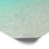 TURNEN UND CAICOS SEASKAP/MEER SAND UND HIMMEL POSTER (Ecke)