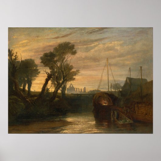 Turner - Abbey von Newark Poster (Vorne)