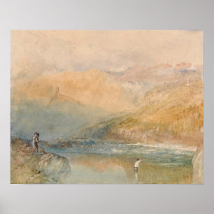 Turner - Auf Mosell in der Nähe von Traben Trarbac Poster