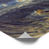 Turner - Bell Rock Lighthouse Poster (Ecke)