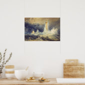 Turner - Bell Rock Lighthouse Poster (Küche)