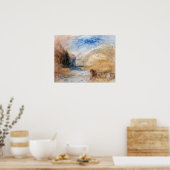 Turner - Berglandschaft mit See Poster (Küche)