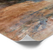 Turner - Berglandschaft mit See Poster (Ecke)